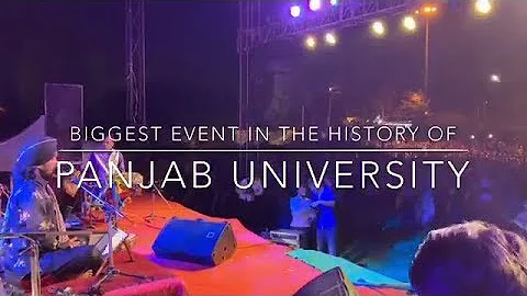 SATINDER SARTAAJ Live At PUNJAB UNIVERSITY CHANDIGARH PU Di Mitti 2019