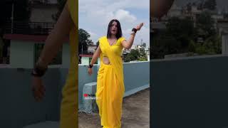 Mallu Girl Dance In Yellow Saree