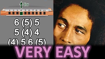 REDEMPTION SONG HARMONICA DIATONIC C, ANIMATED TUTORIAL BLUES HARP C GAITA DE BOCA C MUNDHARMONIKA C