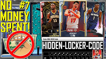 NO MONEY SPENT MYTEAM SERIES #7 - HIDDEN LOCKER CODE- NEW CHALLENGE FOR FREE MT! (NBA 2K20 MYTEAM)