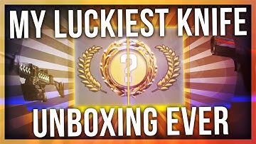 MY LUCKIEST CASE OPENING EVER (1 KNIFE 2 CASES)