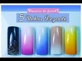 5 Maneiras de Fazer Unhas em Degradê  #1 | Parte 1 | Aline Makelyne