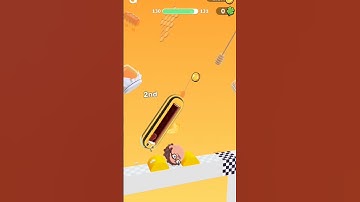Hopping heads game mostly satisfying level 130 Honeybe vs women #hoppingheadsandroid #shorts