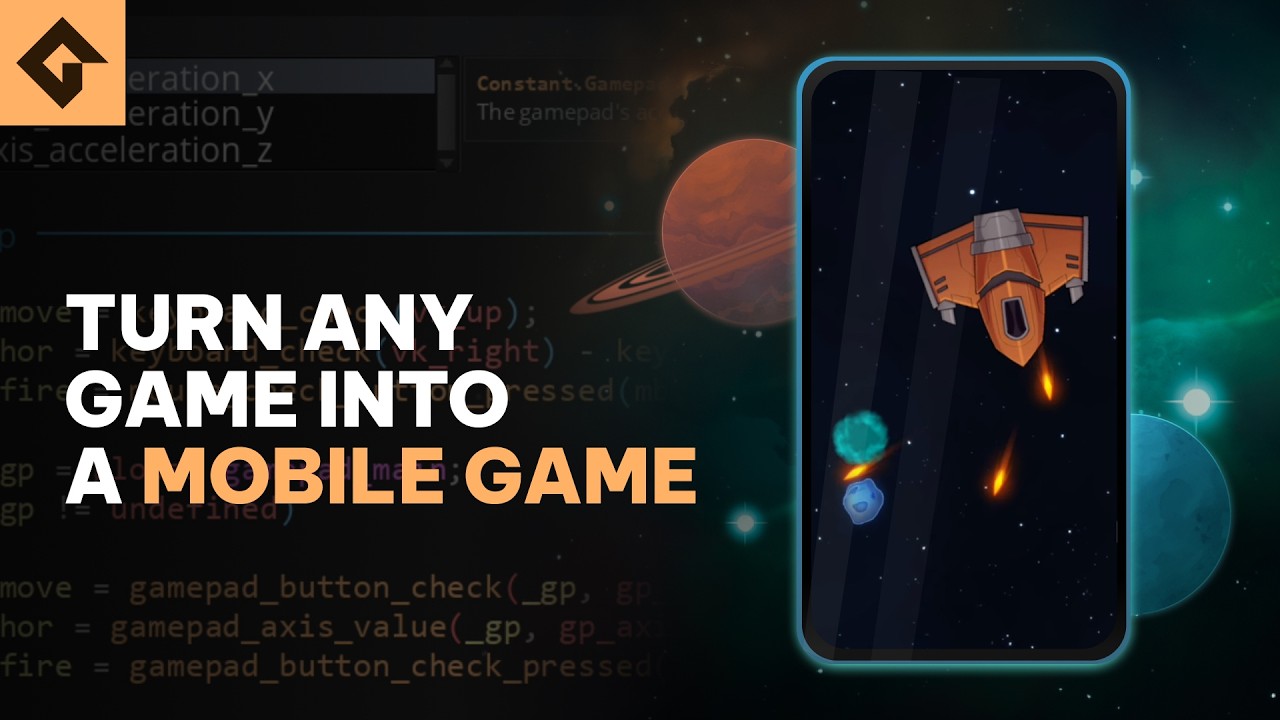 How to Make a Mobile Game in GameMaker - YouTube