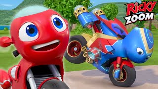 Ricky Zoom Deutsch GANZE FOLGE  Loops ReifenTrick | Motorräder für Kinder | Cartoons für Kinder