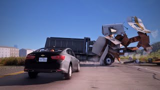 BeamNG Drive - Realistic Car Crashes #19