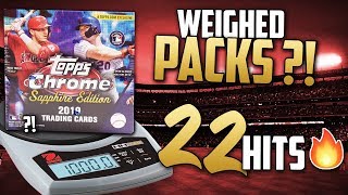 $2,000 IN HEAVY PACKS! 🔥 2019 Topps Chrome Sapphire