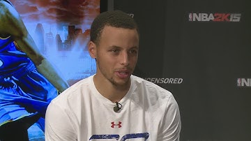 Steph Curry at NBA 2K Uncensored, Talking NBA 2K15! Exclusive Footage!