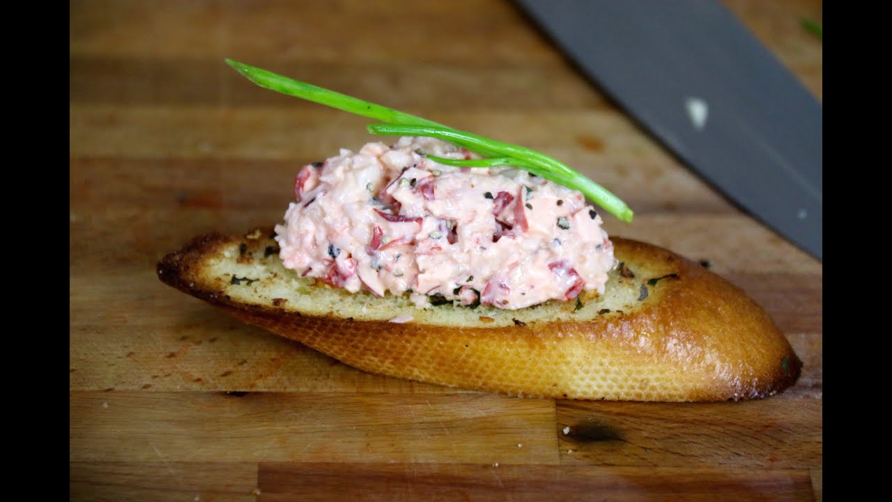 How to make a Lobster Crostini YouTube