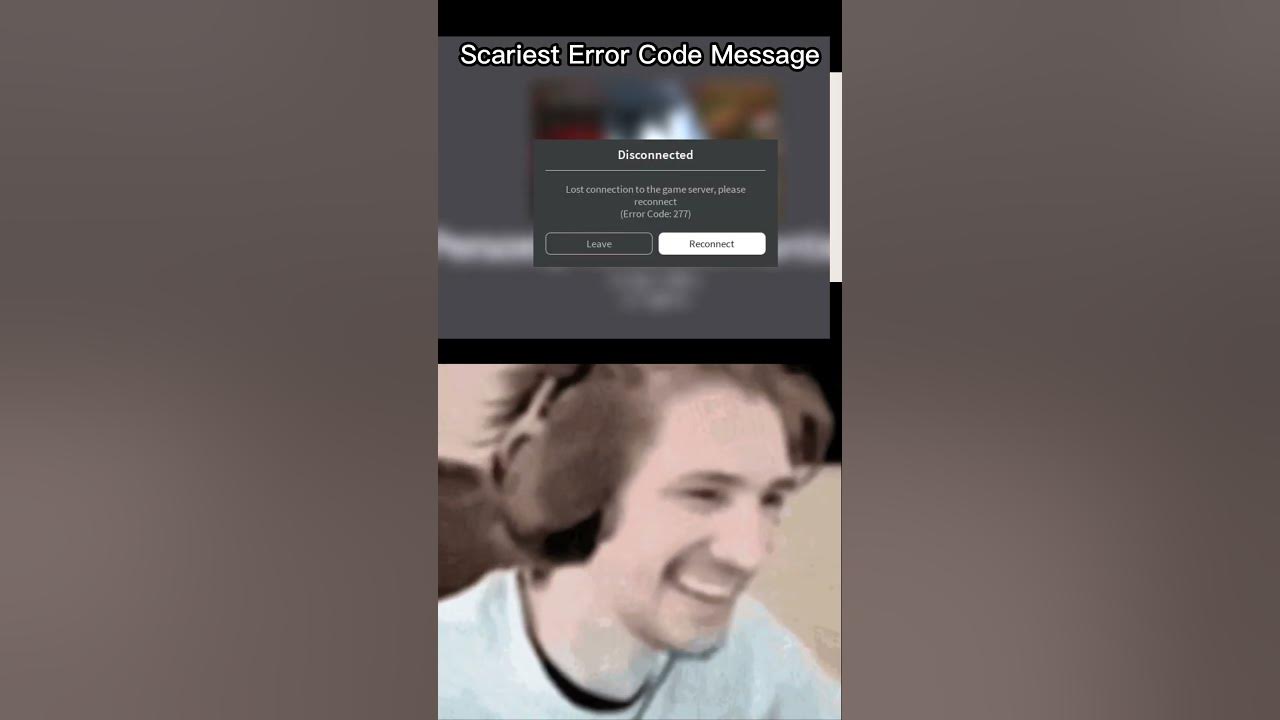Scariest roblox error code message error code 264 youtube