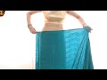 How to wear saree easily  beautiful saree drape in simple step