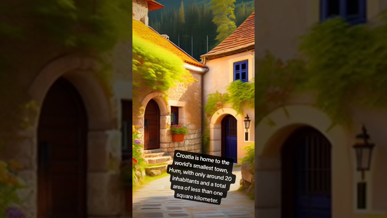 World S Smallest Town In Croatia TinyTown