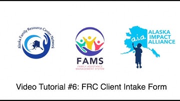 Video Tutorial #6: FRC Client Intake Form