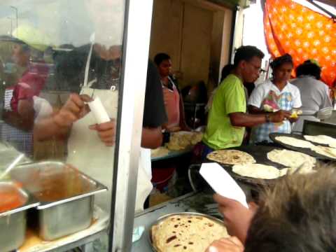 Mauritius Street Food  Dal Puri  Port Louis