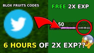 FREE 6 HOURS OF 2X EXP?? (Blox Fruits Codes)