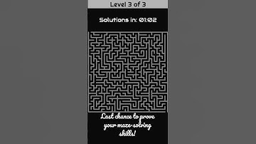Can You Solve All 3 Maze Puzzle Levels? 🧠 Quick Brain Game!
