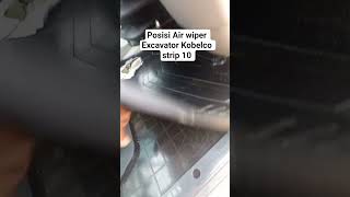 Tempat Air Wiper Excavator Kobelco Strip 10 #excavator #airplane #kobelco #wipers #tersembunyi