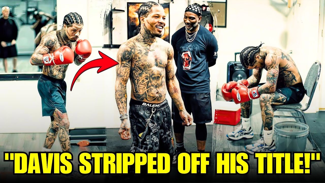 Gervonta Davis, whereabouts unknown, stripped of lightweight title 
