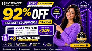 Hostinger KVM 2 VPS Coupon Code ₹2,229 OFF 😱 | 12-Month VPS Deal