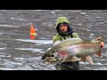 Winter steelhead fishing  unreal bobber downs