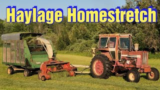 : Wrapping Up Chopping Haylage/Filling the Ag Bag