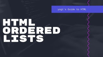 HTML Ordered List Style - Yogi