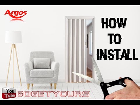 Video: Installing Accordion Doors: How To Install With Your Own Hands, Interior Model-book, Installation Of Sliding Options