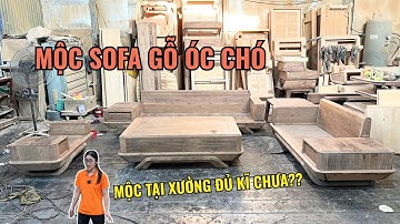 MỘC THÔ SOFA GỖ ÓC CHÓ | SOFA GỖ ÓC CHÓ CHÂN THUYỀN | NỘI THẤT GỖ ÓC CHÓ | BÀN GHẾ GỖ PHÒNG KHÁCH