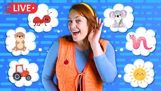 24/7 Toddler Learning Livestream | Learn To Talk, Phonics, Kids Songs | Signs & Gestures | Ms Apple
