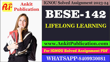 IGNOU BESE-142 Solved Assignment English Medium 2023-24 for July 2023 and January 2024 Session