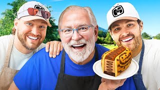 Dad Makes Dessert Hot Dogs