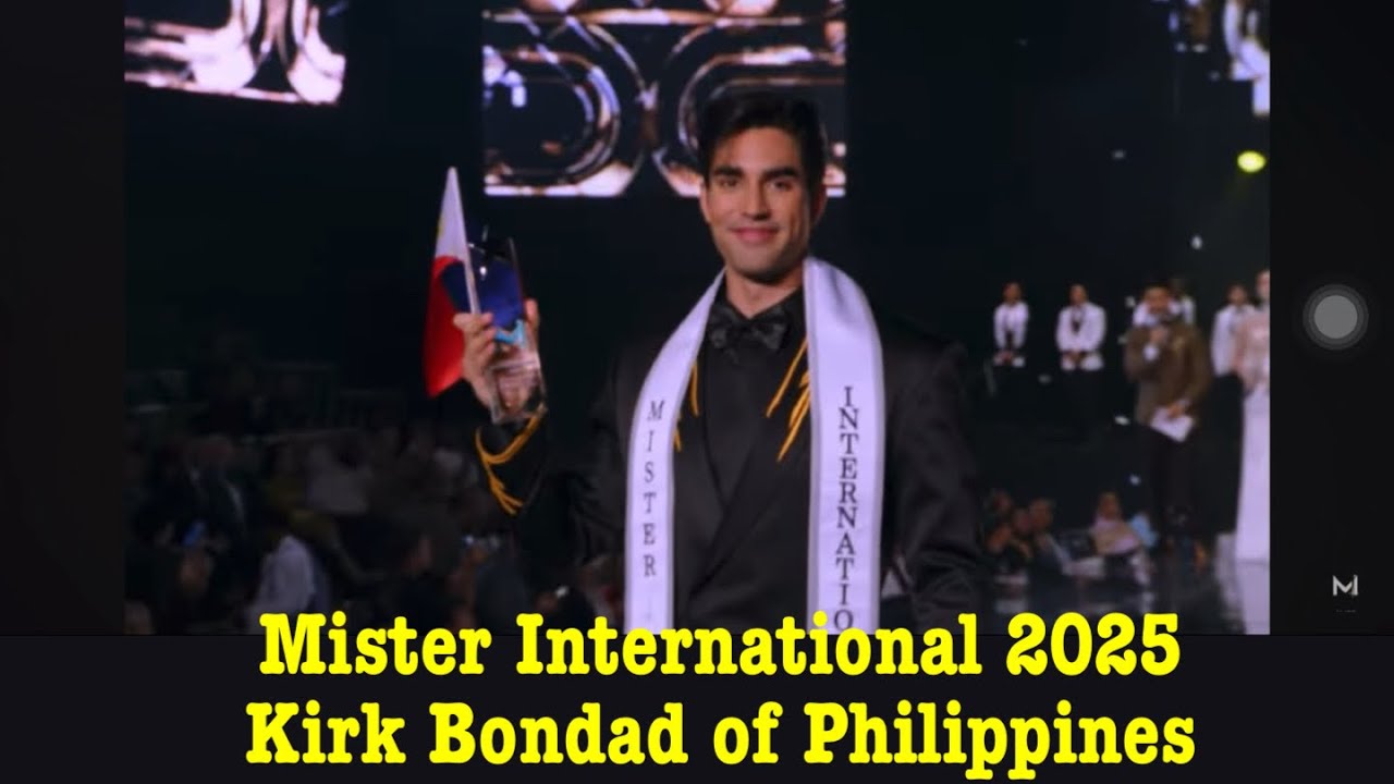 Congrats Mr. Kirk Bondad Mister International 2025 Coronation Night Full Performance!!!