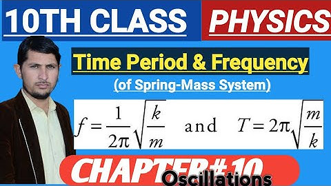 Time Period & Frequency of Spring-Mass System. CH#10. Oscillations. Physics-X @ShahSaibAcademy