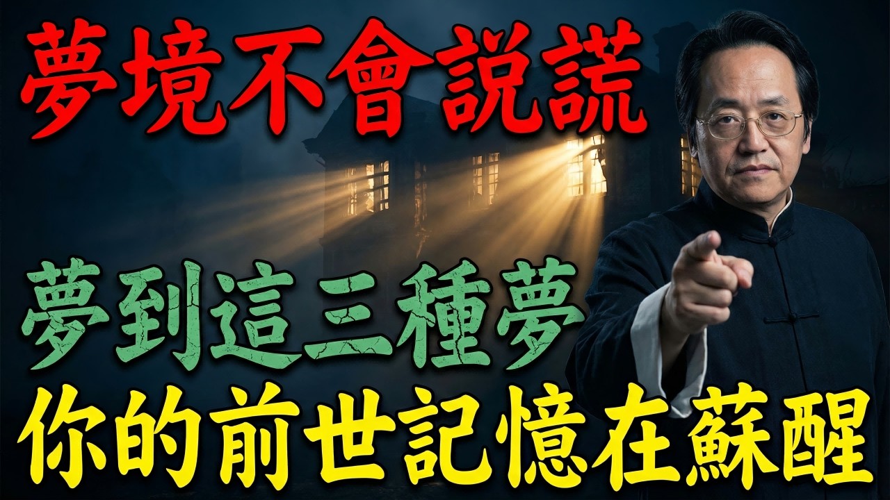 倪海廈：夢境從不說謊！如果你經常夢見這 3 種場景，說明你的「天眼」即將開啟，前世記憶正在甦醒！#倪海廈 #倪海厦 #風水 #易經 #夢境解析 #前世今生