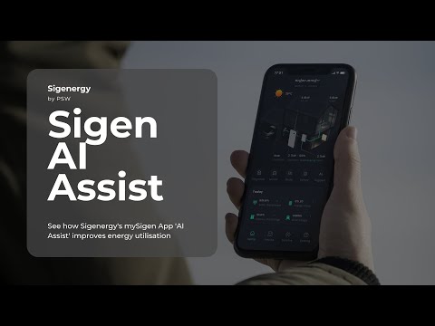 Sigenergy's AI Assistant Enhances User Experience in Advanced Energy Ecosystems - video from PSW Energy