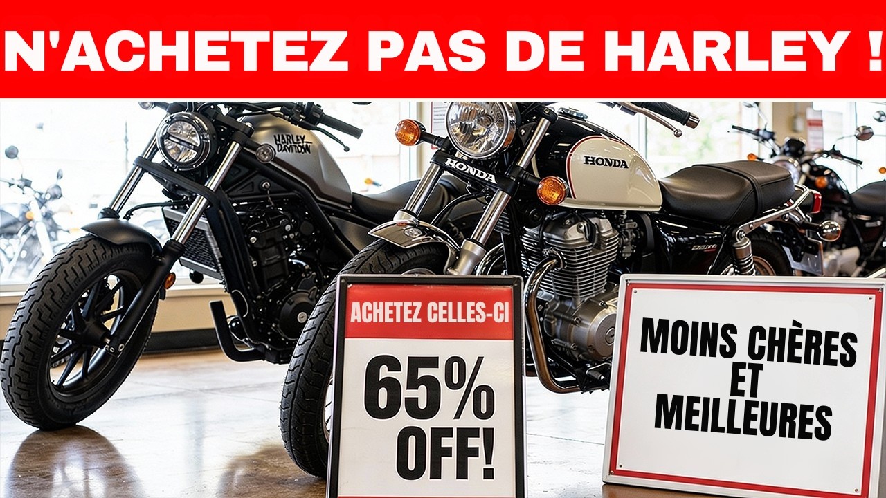 Pourquoi Honda Est Meilleure Et Moins Chère Que Les Motos Harley-Davidson