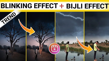 aakhen ye raaton mein mere reels video editing 🔥| BODY BLINKING EFFECT | SKY THUNDER EFFECT