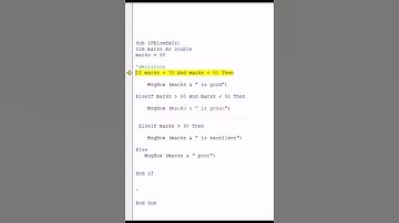 if elseif in vba | Multiple If Elseif short video | decision in vba | #if elseif | #shorts