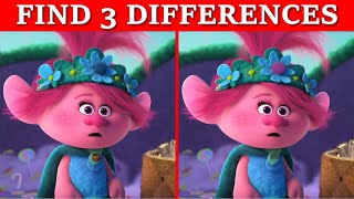 TROLLS - FIND THE DIFFERENCE - QUIZZES AND FUN FOR CHILDREN