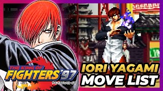 IORI YAGAMI MOVE LIST - The King of Fighters '97 (KOF97)
