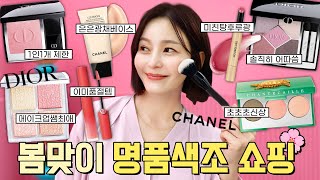 봄쇼핑은 명품 색조부터🌸백화점 1층 매장 쓸어왔어요~|같이 기분 전환해요💄