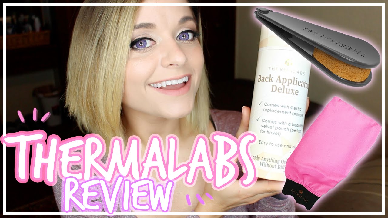 Thermalabs Back Applicator & Exfoliator HOW TO SELF TAN YOUR BACK