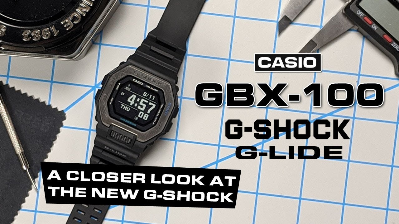 Casio G Shock Gbx 100 A Closer Look At The Features Of This New Bluetooth G Shock Youtube