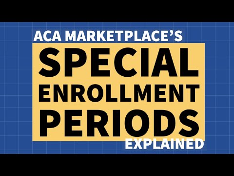 ACA Special Enrollment Periods - Explained