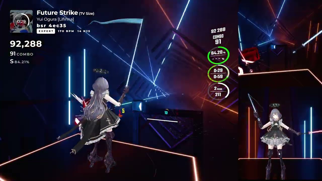 【BeatSaber】魔法少女リリカルなのはViVid、ViVid Strike!  -  OP/ED【HARD】