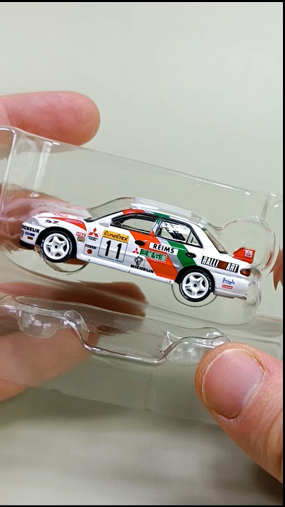 Mitsubishi Lancer Evolution II Rallye Monte Carlo from Tarmac Works Unboxing