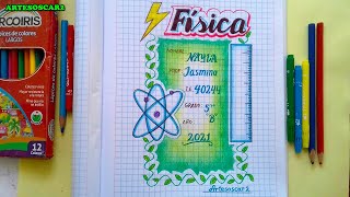 PORTADA DE FISICA - how to draw - covers - thptnganamst.edu.vn