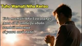 Tuho || wamati || Niha keriso || kristen protestan.