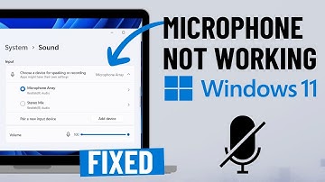 Fix Microphone Not Working on Windows 11 Laptop