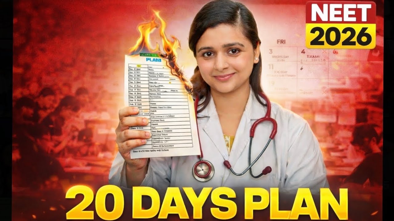 NEET 2026 BEST REALISTIC LAST DAYS PLANNER | FROM ZERO | DON’T IGNORE ...